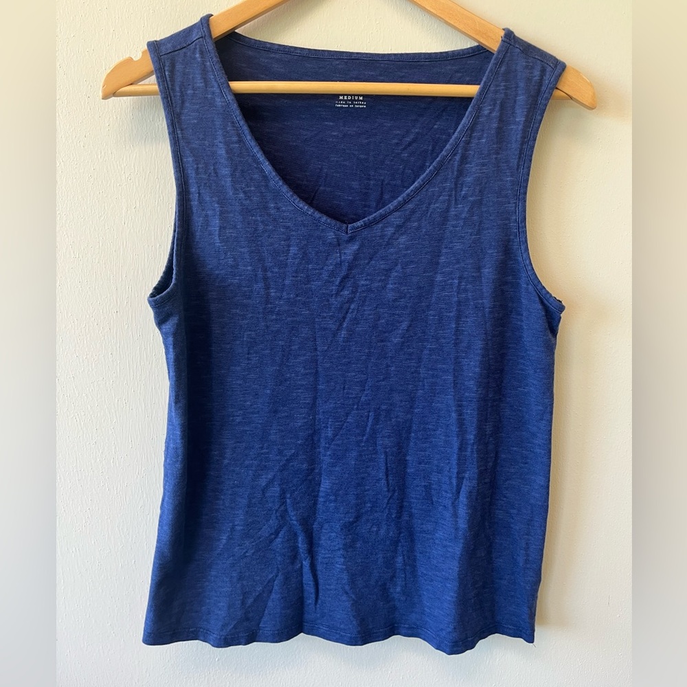 Horny Toad navy scoop neck tank top